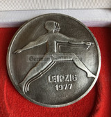gw070 - c1977 national Youth sports festival in Leipzig cased presentation medal