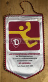 rp094 - East German Wimpel Pennant - Dynamo Handball championships - sports club of the Stasi, Volkspolizei and Customs