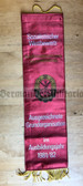 oo438 - c1982 original GST flag banner award streamer - 22" long