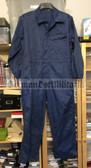 wo171 - blue TraPo Transportpolizei transport police one piece work combo overalls coverall - size k48