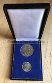 oo045 - c1973 East German cased table medal Pablo Neruda Socialist Chile Politician Pinochet Coup