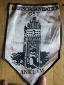 oo152 - GST Kreisorganisation Anklam commemorative printed cloth pennant