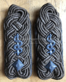 sbfdm025 - FELDDIENST MAJOR medical Doctor - all branches of the army and border guards - pair of shoulder boards