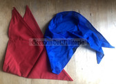 oo490 - red & blue neck scarf for East German Young Pioneers