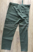 rp014 - c1970s British Army lightweight khaki trousers with leg pocket - 39" waist