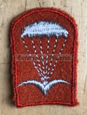pa026 - original East German paratrooper FJ Fallschirmjäger orange beret badge