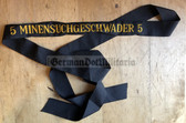 om124 - MINENSUCHGESCHWADER 5 - Bundesmarine Donald Duck hat cap tally