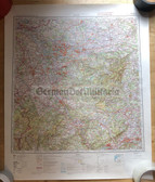 wd018 - ORIGINAL Warsaw Pact General Staff map - KOELN COLOGNE West Germany