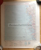 wd019 - ORIGINAL Warsaw Pact General Staff map - ESBJERG Jutland Denmark
