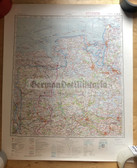 wd024 - ORIGINAL Warsaw Pact General Staff map - BREMEN West Germany