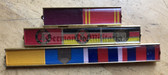 is017 - 9 place paper medal ribbon bar - Freiwillige Feuerwehr - Voluntary Fire Service