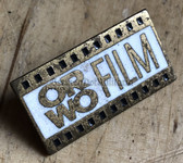oa098 - East German ORWO Wolfen camera film enamel badge
