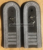 sblab018 - OFFIZIERSSCHUELER 4TH year - officer student - PIONIERE - Army Engineers - pair of shoulder boards