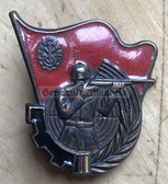 oa012 - c1950s GST shooting badge in bronze - enamel
