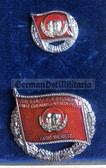 om250 - 8 - Pionierorganisation Ernst Thälmann honour badges set in silver