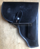 wo070 - 12 - black leather East German NVA, Grenztruppen and VoPo Volkspolizei Makarov pistol holster