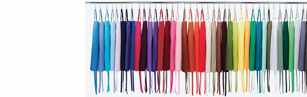 Aprons in 58 Colours