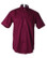 Short Sleeve Oxford Shirt Kustom Kit Burgundy