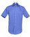 Short Sleeve Oxford Shirt Kustom Kit Mid Blue
