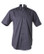 Short Sleeve Oxford Shirt Kustom Kit Charcoal