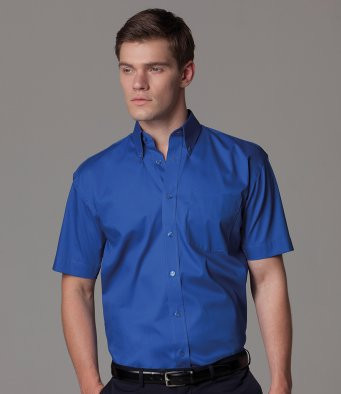Short Sleeve Oxford Shirt Kustom Kit K109