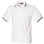 Henbury H150 Contrast Tipped Pique Polo Shirt White / Navy