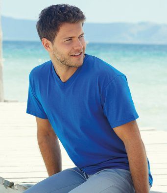 Personalised V Neck T-Shirt - Printed 