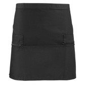 Zip Pocket Waist Apron Premier Black