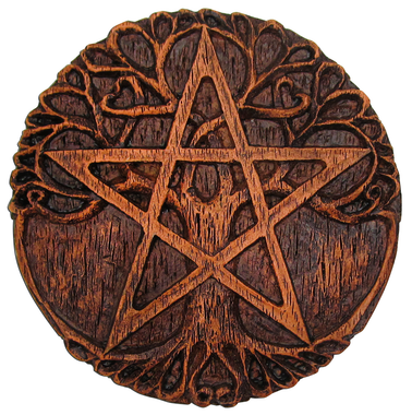 Small Tree Pentacle Plaque