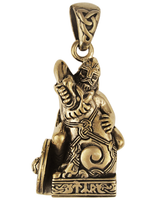 Bronze Norse Tyr God of War Pendant