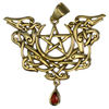Bronze Dragon Pentacle Pendant