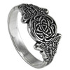 Silver Sidhe Celtic Knot Fairy Triskele Ring