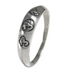 Sterling Silver Aum Band Ring