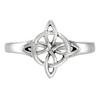Sterling Silver Celtic Witches Knot Ring