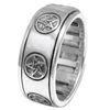 Sterling Silver Pentagram Spinner Ring – .925 Silver Worry Ring For Stress Relief, Sizes 4-15, Wiccan Pagan Jewelry - View #7
