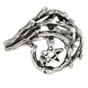 Sterling Silver Tree Branch Pentacle Ring