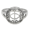 Sterling Silver Chalice Well Ring