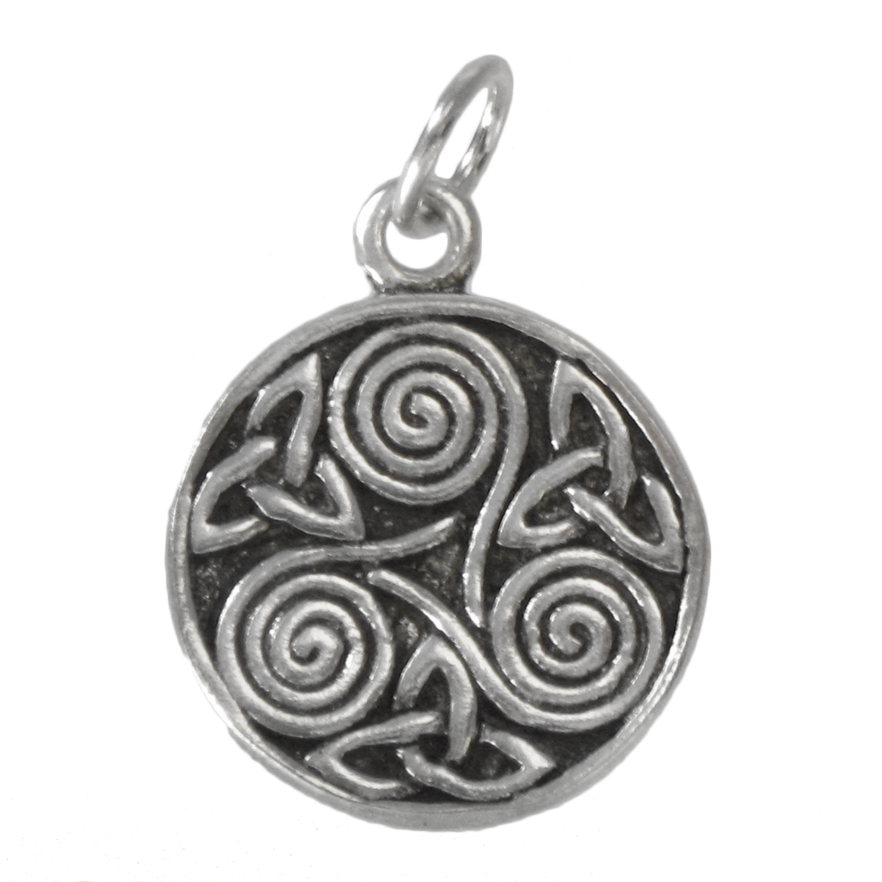 Celtic Silver Trinity Knot Clip Charm Pendant for bracelet chain Locket Celtic Silver Trinity Knot Clip Charm Pendant for bracelet chain Locket