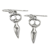 Sterling Silver Goddess Dangle Earrings