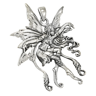 Sterling Silver Magic Fairy Pendant Faerie Jewelry By Amy Brown