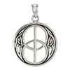 Chalice Well Pendant - Sterling Silver Sacred Symbol of Avalon Jewelry
