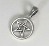 Small Sterling Silver Pentagram Pendant