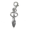 Mother Moon Goddess Symbol Sterling Silver Clip Charm Jewelry