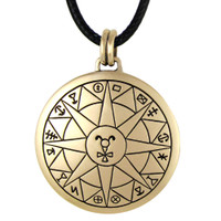 Bronze Talisman for Safe Travel Pendant Protection Amulet Wiccan Pagan Jewelry