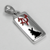 Sterling Silver Chinese Zodiac Rabbit Sign Charm Pendant