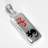 Sterling Silver Chinese Zodiac Rat Sign Charm Pendant