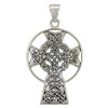 Sterling Silver St. Andrews Celtic Knot Cross Pendant