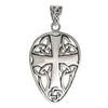 Sterling Silver Medieval Knights Cross Pendant