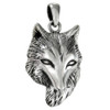 Sterling Silver Fox Head Pendant