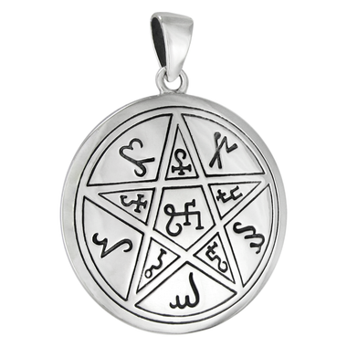 Sterling Silver Earth Pentacle Pendant
